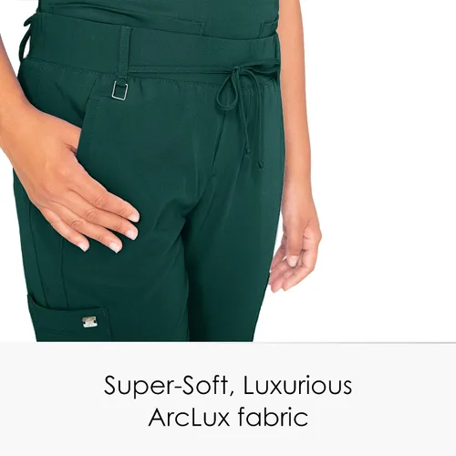 Vista 4 de Pantalón Olivia estilo Grey's Anatomy para mujer - Pantalones médicos súper suaves