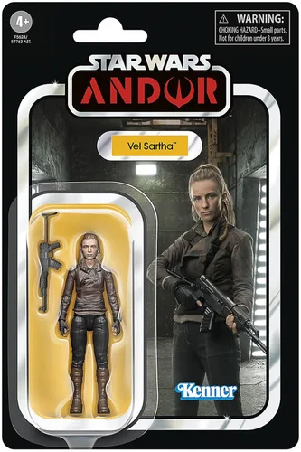 Vista 5 de STAR WARS The Vintage Collection Vel Sartha Toy - Figura de acción Andor a escala de 3.75 pulgadas, juguetes para niños a partir de 4 años