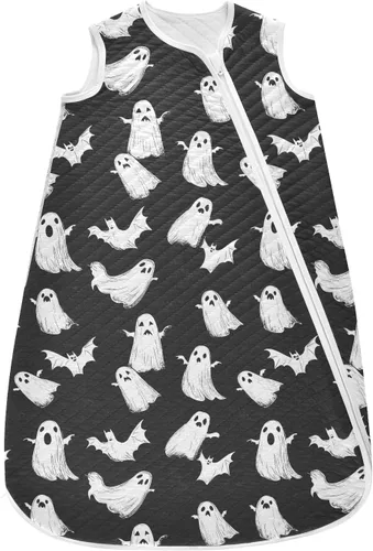 Vista 29 de vvfelixl Saco de dormir para bebé, diseño de dinosaurios, divertido y brillante, para bebés de 0 a 6 meses