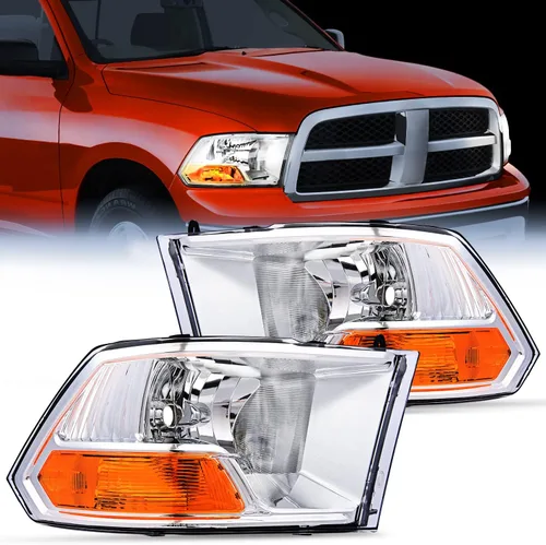 Vista 8 de Nilight Conjunto de faros delanteros para Dodge Ram 1500 2500 3500 2009 2010 2011 2012 modelo de doble haz, repuesto de faros originales