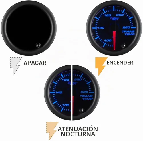 Vista 4 de GlowShift Medidor de temperatura de transmisión, 7