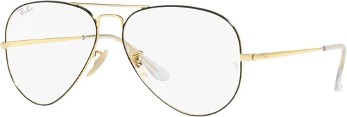 Vista 2 de Ray-Ban Women's Rx6489 Aviator Prescription Eyewear Frames