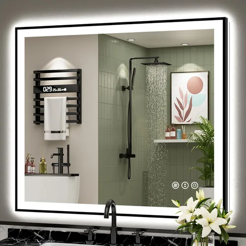 Vista 47 de 24x32 LED Bathroom Mirror, Backlit & Front Lit Lighted Mirror Retroiluminado+luz frontal
