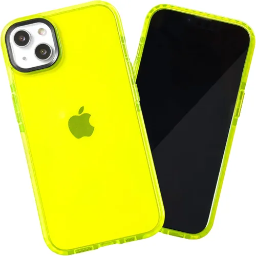 Vista 59 de SteepLab Funda de barrera para iPhone 13, protección de 360 grados que absorbe impactos con bisel elevado y colores llamativos (cielo azul brillante)