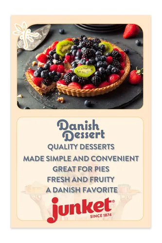 Vista 7 de Junket Postre danés de frambuesa, 4.75 onzas (paquete de 1) relleno de pastel, pudines y glaseados
