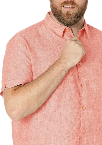 Vista 3 de Cubavera Camisa de manga corta con botones y un bolsillo para hombre