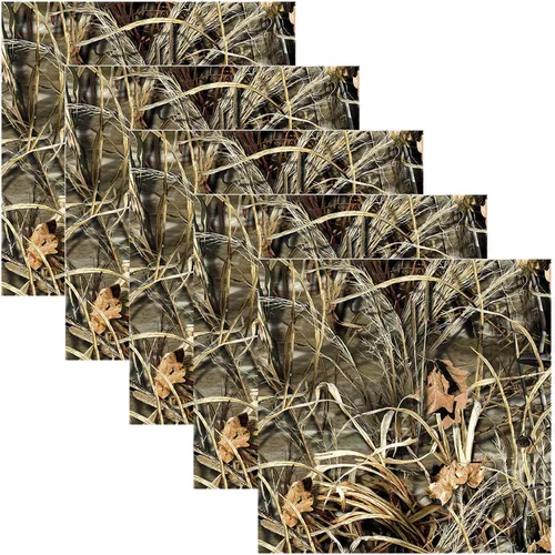 Vista 6 de Hojas de vinilo autoadhesivas de camuflaje de 12 x 12 pulgadas, vinilo permanente surtido de camuflaje, funciona con cortadores de manualidades