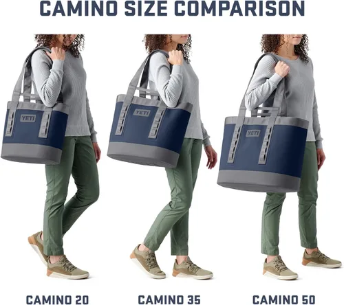 Vista 8 de Bolsa de viaje YETI Camino 20 con divisores internos, bolsa multiusos de todo uso Gris (Storm Gray)