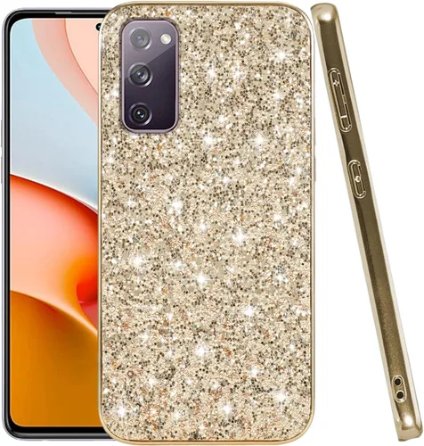 Vista 11 de Funda compatible con Samsung S20 FE con purpurina a prueba de golpes, para Samsung Galaxy S20 FE, funda protectora delgada de TPU suave