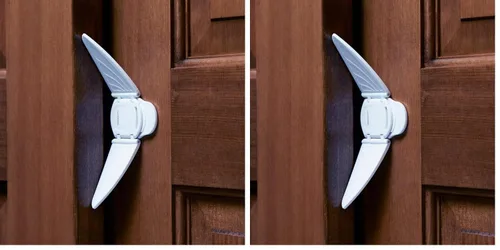 Vista 9 de Toddleroo by North States - Cerradura de puerta corredera y ventana para protección de bebés: Cerradura de puerta corredera para seguridad infantil