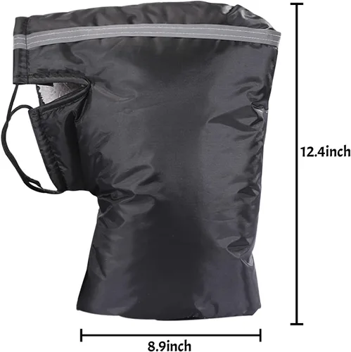 Vista 6 de XGOPTS Guantes universales para manillar de motocicleta, guantes de agarre para ATV, motonieve/scooter, guantes de agarre para invierno, guantes