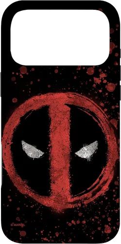 Vista 22 de Marvel Deadpool Wade Wilson Icon Paint Splatter - Carcasa para iPhone 17