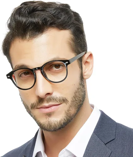 Vista 8 de OCCI CHIARI - Gafas de lectura redondas elegantes para hombres y mujeres, lectores ligeros y cómodos