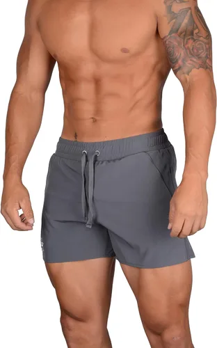 Vista 2 de YoungLA - Pantalones cortos de ejercicio para hombre