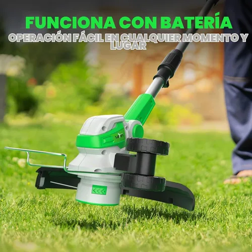 Vista 6 de Soyus - Desbrozadora inalámbrica de 12 pulgadas y 20 V, batería y cargador de 2 × 2.0 Ah