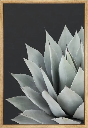 Vista 16 de SIGNWIN Lienzo enmarcado para pared, diseño de planta de bosque de montaña verde pastel, naturaleza, ilustraciones de área silvestre, arte moderno