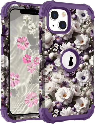Vista 115 de Hocase Funda para iPhone SE 2022/2020, resistente a prueba de golpes, de plástico duro+goma de silicona, funda protectora híbrida para iPhone SE