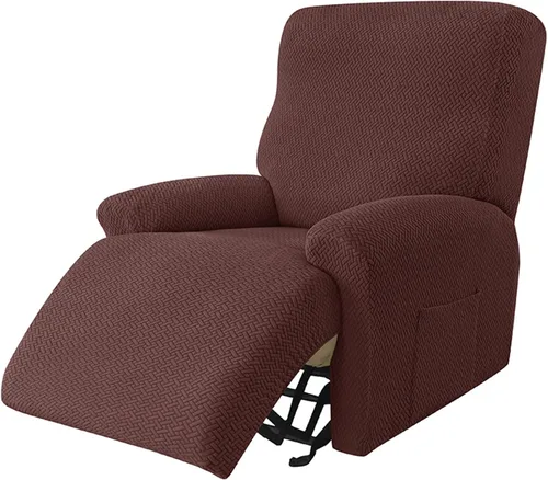 Vista 9 de IMYOGI Fundas de sofá de alta elasticidad para sofá reclinable, funda elástica para sofá individual, 1 pieza, protector de muebles, funda de tela
