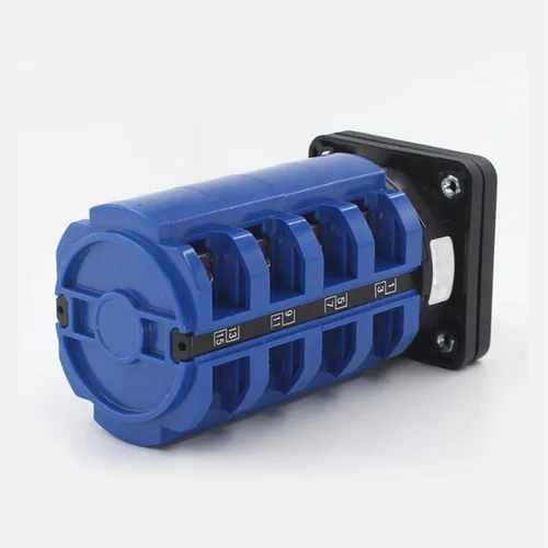 Vista 3 de Interruptor selector de cambio universal, interruptor de transferencia de energía, 3 posiciones 16 terminales, LW26-63/4 380V 63A Motor, Generadores