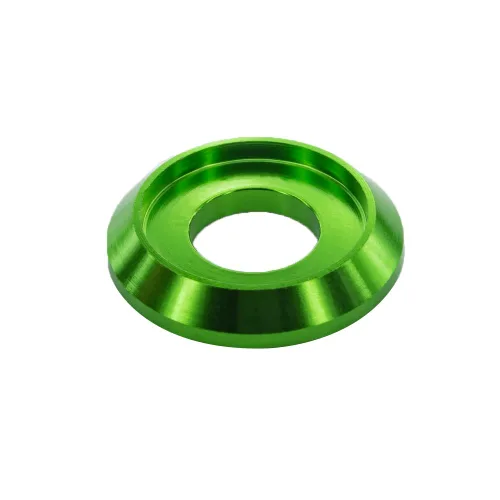 Vista 22 de [60PCS] Arandelas de avellanado M3 Color Negro, Aleación de aluminio anodizado, Juntas de arandelas de cabeza Cuña de Copa para Tornillo