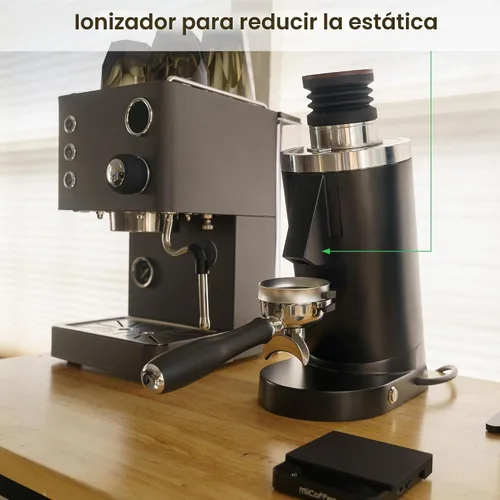 Vista 2 de MiiCoffee DF83 Gen 2 Molinillo de café de dosis única (negro)