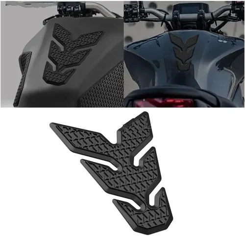 Vista 2 de Junta de depósito de combustible para Yamaha y aha MT07 MT09 2021 2022 2023 MT-07 MT-09 motocicleta antideslizante depósito de combustible pegatinas