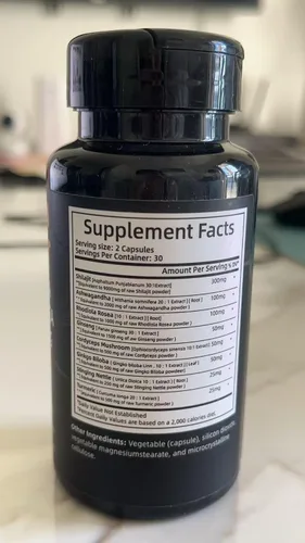 Vista 8 de Shilajit para hombres/mujeres – Orgánico puro del Himalaya, cápsulas de Shilajit con Ashwagandha, suplementos de 60 cápsulas alternativas a