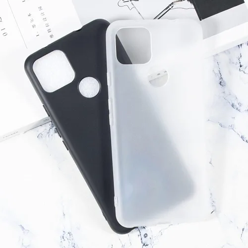 Vista 2 de Paquete de 2 fundas de TPU compatibles con Google Pixel 5A 5G, accesorios de protección flexibles a prueba de golpes con recortes precisos (negro)
