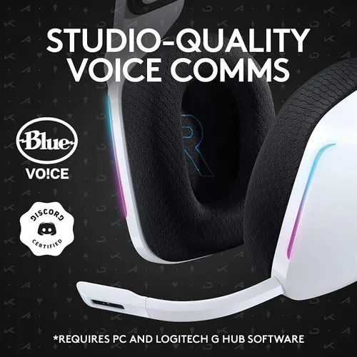 Vista 3 de Logitech G733 KDA Lightspeed - Auriculares inalámbricos para juegos con suspensión para PC, Mac, Playstation 45 (renovado)