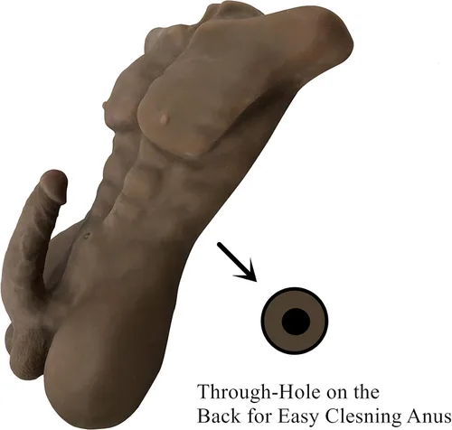 Vista 2 de Muñeca sexual masculina para mujeres con consolador realista, gran polla apretada anal doles