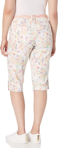 Vista 2 de Gloria Vanderbilt Mila - Pantalón corto con cinturón para mujer