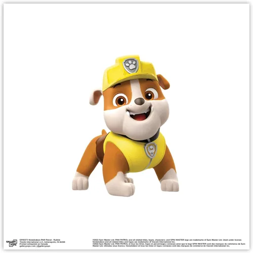Vista 10 de Trends International Gallery Pops Nickelodeon PAW Patrol - Póster de pared de escombros de 12 x 12 pulgadas, versión enmarcada en negro Versión