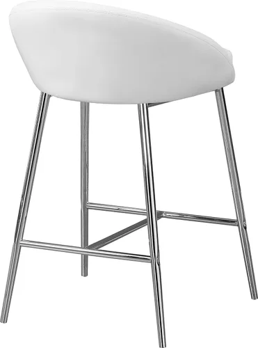 Vista 4 de Monarch Specialties I BARSTOOL, Blanco
