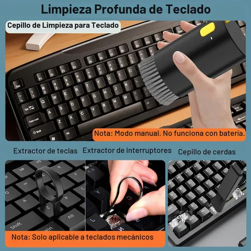 Vista 3 de VICHYIE Kit de limpieza multifuncional 20 en 1 para dispositivos electrónicos, cepillo de limpieza de teclado, kit de limpieza de auriculares