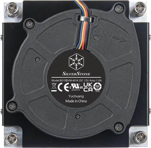 Vista 4 de SilverStone Technology XE01-1700A 1U Servidor/estación de trabajo Enfriador de CPU para LGA 1700 y LGA1851socket, SST-XE01-1700A