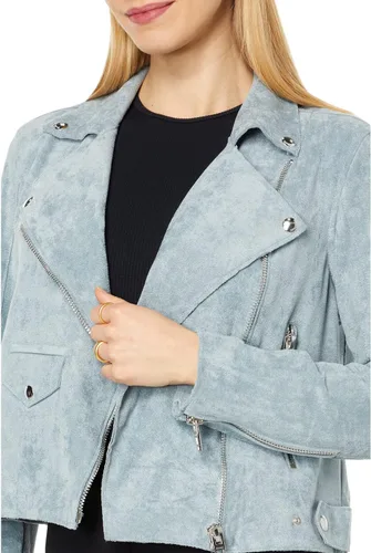Vista 3 de BLANKNYC Ropa de lujo para mujer, chaqueta de moto de gamuza sintética, abrigo cómodo y elegante
