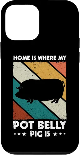 Vista 12 de iPhone 15 Pot Belly Pig Lover Suministros de alimentos Pot Belly Pig Mom Case