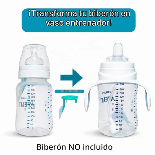 Vista 4 de Kit de conversión de vasos para biberones anticólicos Philips Avent, paquete de 2
