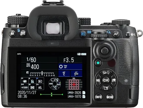 Vista 2 de Pentax K-3 Mark III Flagship APS-C Cuerpo de cámara negro - 12fps, pantalla