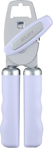Vista 47 de Zulay Kitchen Abrelatas manual de acero inoxidable resistente con abridor de botellas, abrelatas manual a prueba de óxido con perilla giratoria