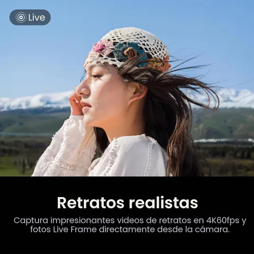 Vista 6 de Insta360 Luna Ultra Creator Bundle - Cámara de vlogging de 8K con lentes Leica duales, zoom de 12 ×, sensor de 1 pulgada, pantalla táctil negro