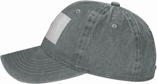 Vista 2 de Flag of Satte Saitama Denim Cloth Daddy Hat Baseball Cap Adjustable Black Hat