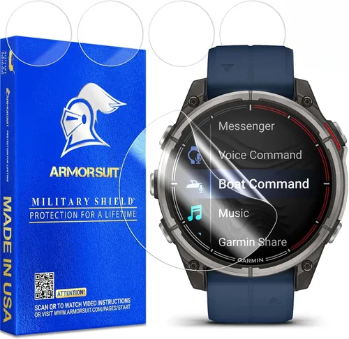 Vista 16 de ArmorSuit MilitaryShield - Protector de pantalla compatible con Fitbit Versa 2 (paquete de 6) de cobertura máxima, película transparente HD