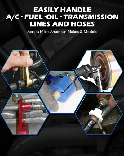 Vista 2 de Orion Motor Tech Master - Juego de herramientas de desconexión rápida, 25 piezas de herramientas de desconexión de línea para sistemas