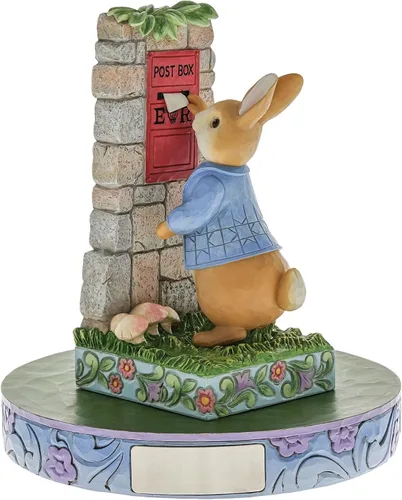 Vista 5 de Enesco Jim Shore Peter Rabbit - Letras de correo, figurilla, 6.02 pulgadas