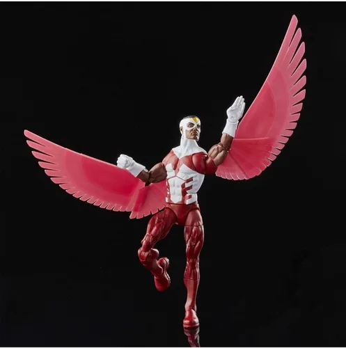 Vista 2 de Marvel Legends Series Marvel's Falcon - Figura de acción de 6 pulgadas con embalaje retro juguete, 3 accesorios