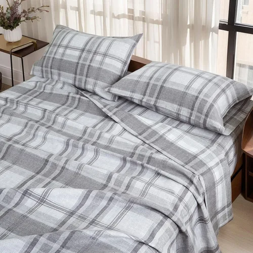 Vista 11 de KACEMOO Juego de sábanas Queen de 4 piezas con estampado floral beige, juego de sábanas bohemias de microfibra con bolsillo profundo, lujosas Beige