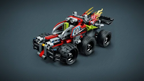 Vista 7 de LEGO Technic BASH! 42073 - Kit de construcción (139 piezas)