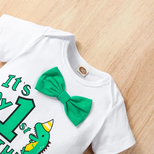 Vista 6 de Conjunto de pantalones y tirantes para bebé niño de un primer cumpleaños