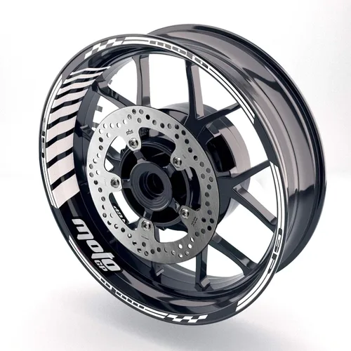 Vista 23 de MC MOTOPARTS Adhesivos para llanta de rueda 17 pulgadas Cinta adhesiva AA01 Compatible con GSX1300R GSXR1000 GSXR600 (Azul Aqua)